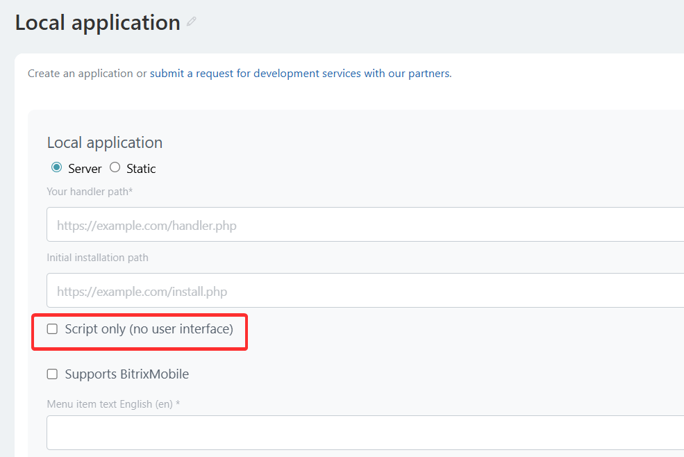 Script only (no user interface) 