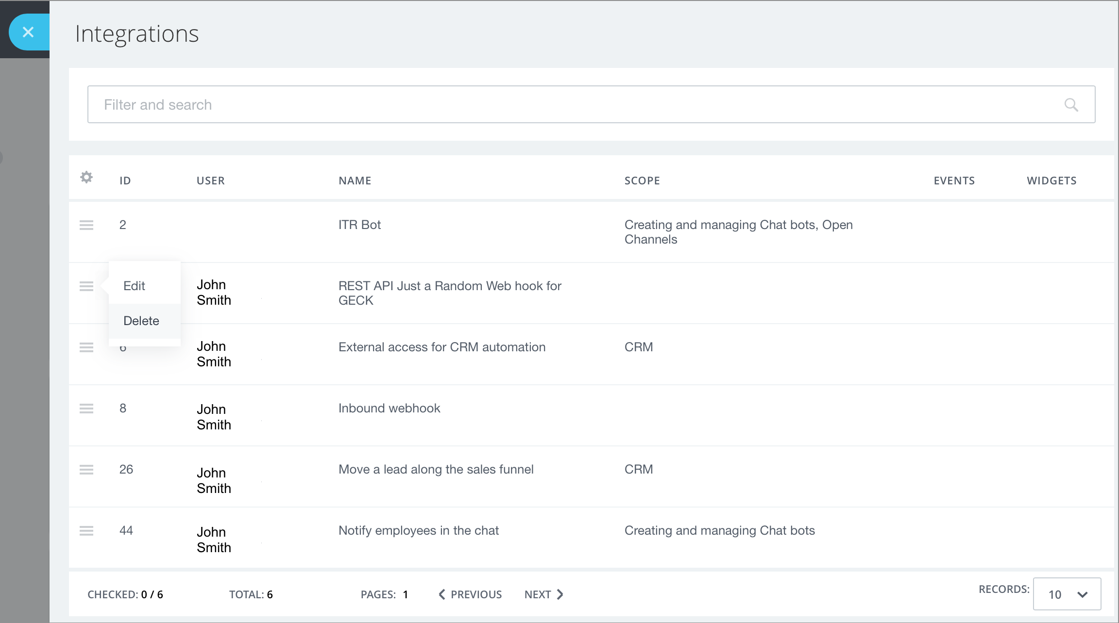 Integrations